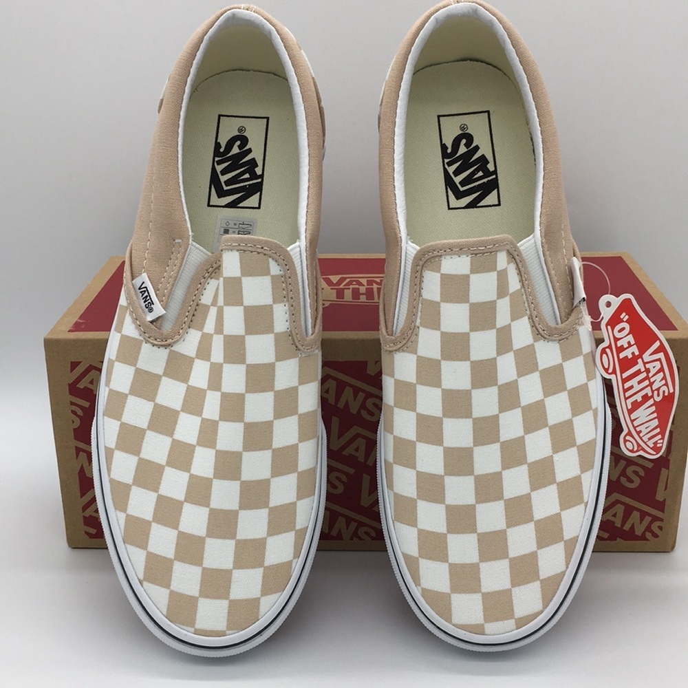 VANS WMNS CLASSIC SLIP-ON Checkerboard Frappe/True Sneakers - Picture 6 of 16